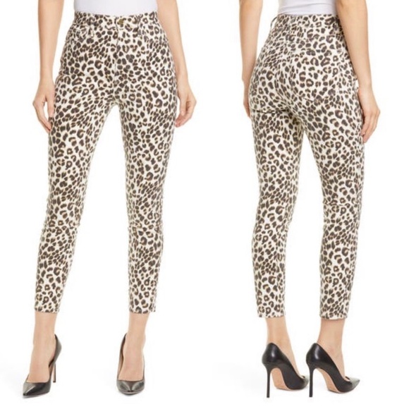 Frame Denim Denim - Frame Ali high Rise cigarette leopard model trendy Jean size 26